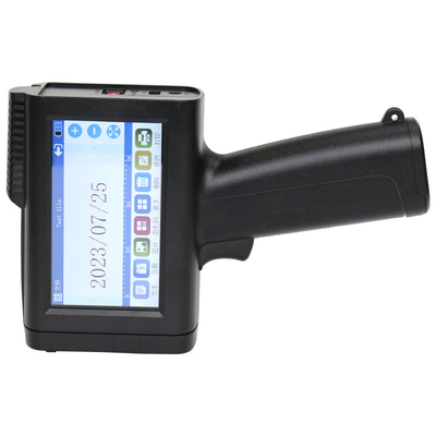 CE Portable Verfallsdatum Charge Codierung Maschine Handheld Inkjet-Drucker Pistole mit einer schwarzen Tintenpatrone
