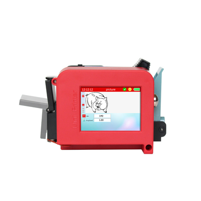 Kartonbeutel Mini Inkjet-Batch-Codiermaschine mit 600DPI-Druck und tragbarem Design