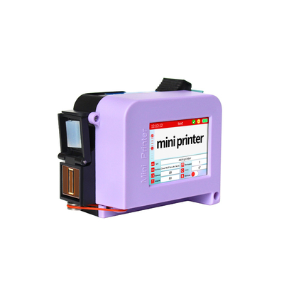 Kartonbeutel Mini Inkjet-Batch-Codiermaschine mit 600DPI-Druck und tragbarem Design