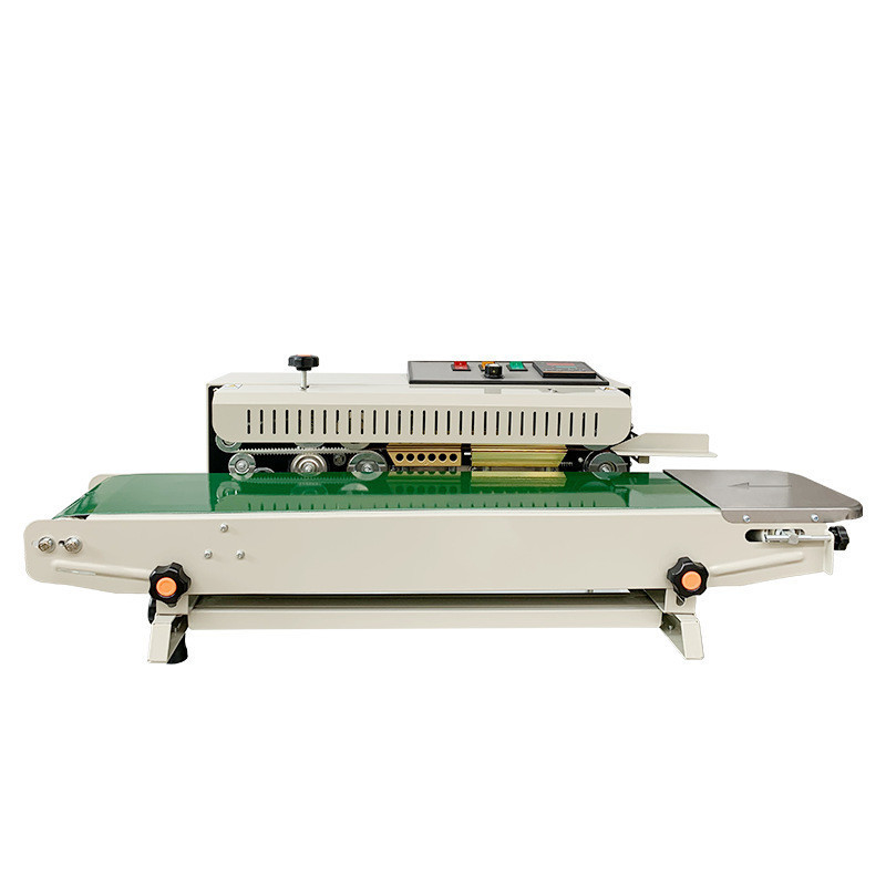 Lange Lebensdauer Automatische Plastiktüten Kontinuierliche Dichtmaschine Banddichter L820*W400*H305mm