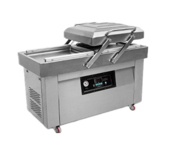 Holzverpackungsmaterial Nahrungsmittel Vakuumsiegelmaschine DZ-700/2SB 70CM Große Doppelkammern