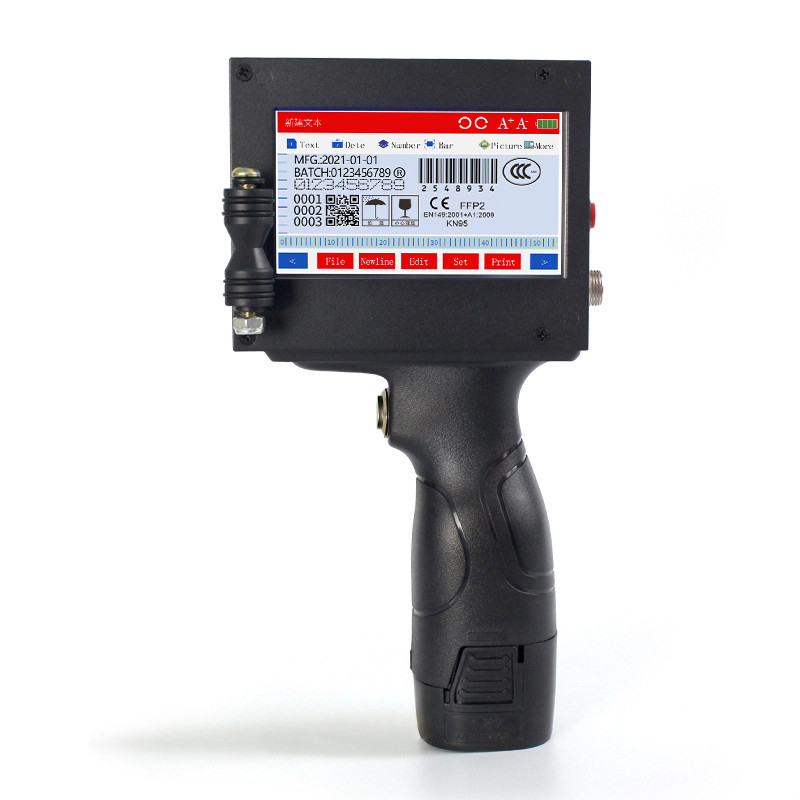 Handheld Inkjet-Drucker für den tragbaren Datencode- und Logodruck 50 M/MIN Druckgeschwindigkeit