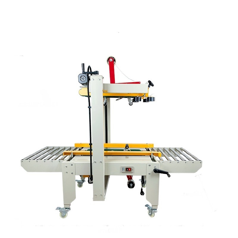 FXJ-6050 Halbautomatische Kartonbox-Falt- und Klebebandmaschine Die ideale Wahl für die Verpackung
