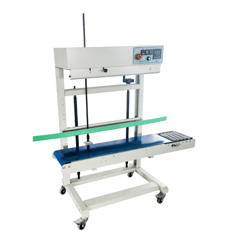 50 kg Max-Last-Gewicht Kontinuierlicher Banddichter FR-1120L Vertikaler Schwerlastdichter aus Kunststoff