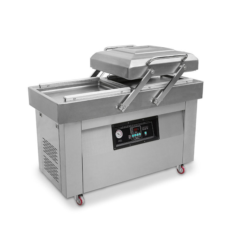 DZ-500 2SB Halbautomatische Doppelkammer Vakuumverpackungsmaschine für die Textilindustrie