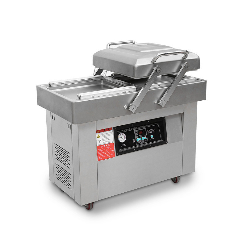 DZ-600 2SB Doppelkammer Plastikbeutel Fleisch Vakuumverpackungsmaschine Vakuumversiegelungsmaschine für Käse