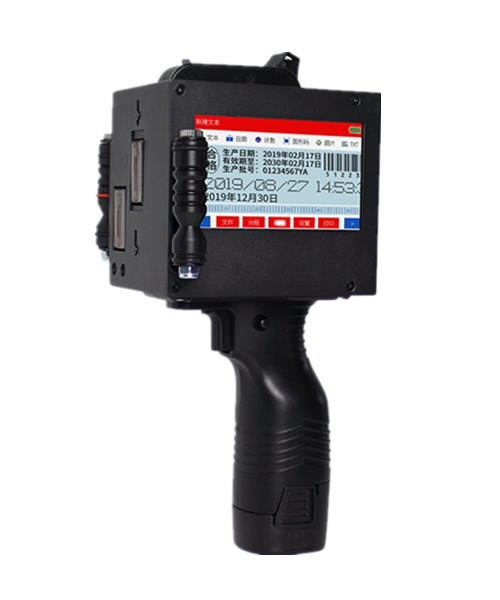Genauigkeit T500 5CM Großbuchstaben Handheld Inkjet-Coding-Drucker für Druckereien