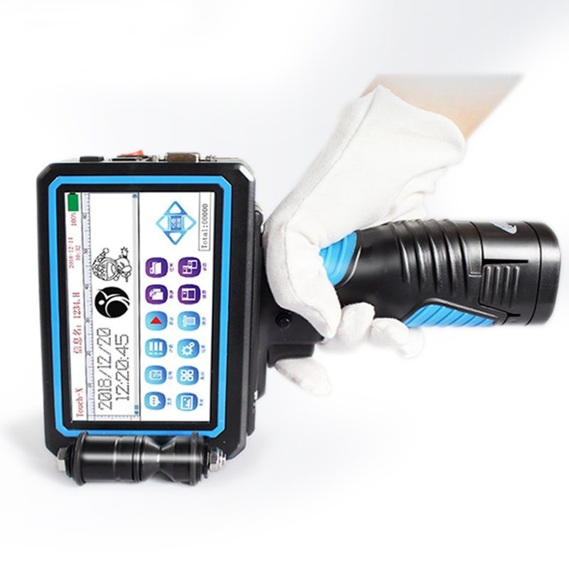 Portabler Handheld Inkjet-Drucker für Barcode QR Glasflasche Ablaufdatum Chargencode