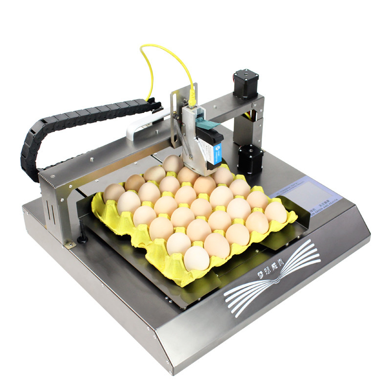 Tinte Art Öko-Lösungsmittel Tinte Industrie Smart Automatische Ei Datum Stempel Druckmaschine