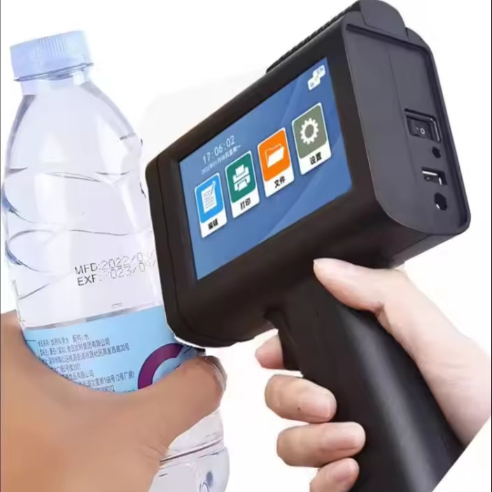 Mini QR Date Logo Handheld Druckerpistole für Flasche Glas Kunststoff Holzmetall auf Englisch