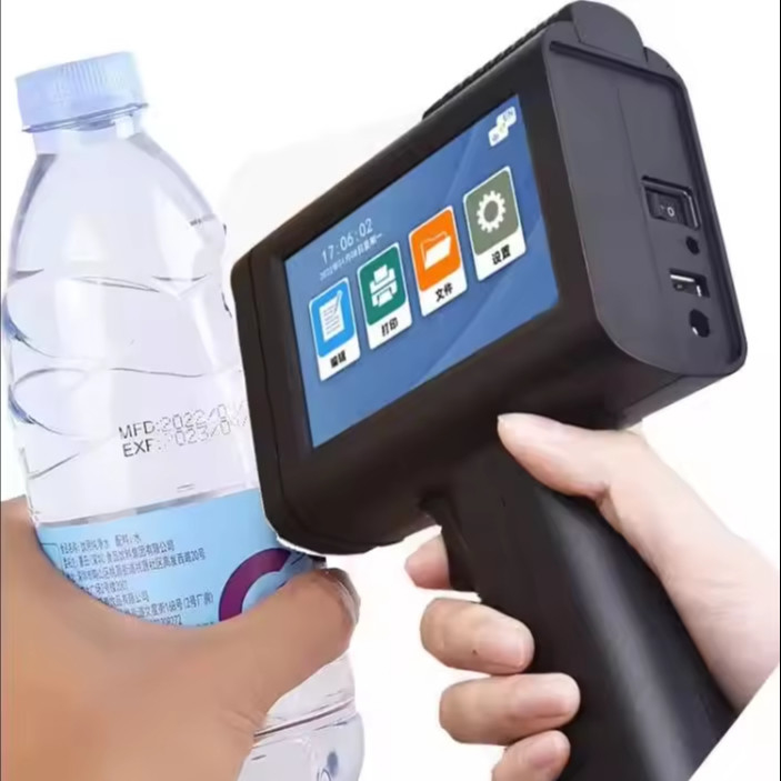 M10 Halbautomatischer, industrieller, tragbarer Tintenstrahldrucker für QR-Datum-Code und Codierung der Chargennummer